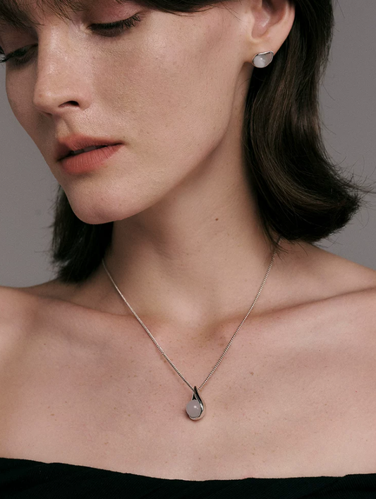 Petite Pearl & Cat’s Eye Beaded Necklace