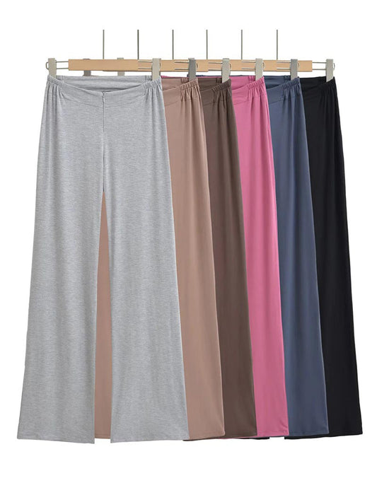 Wide-Leg Lounge Pants