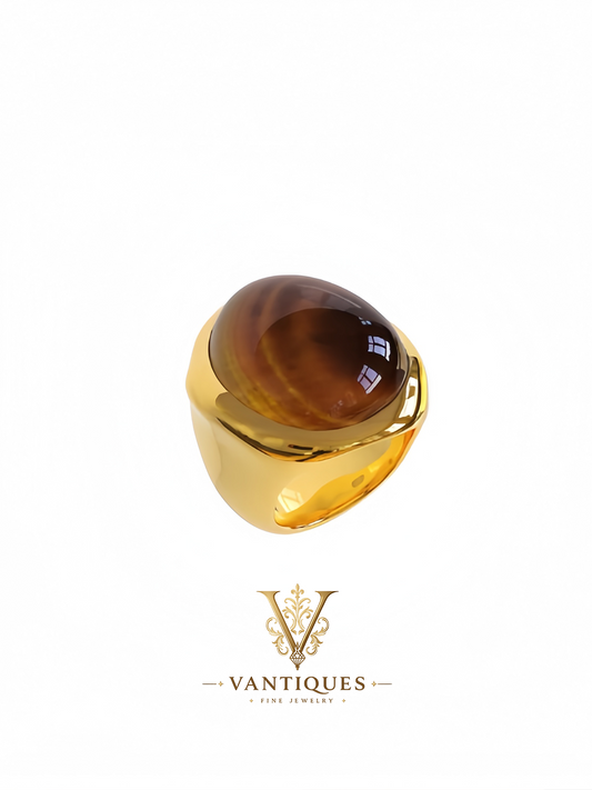 Tiger Eye Power Ring